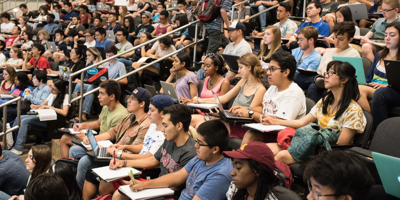 Computer science students at Stanford University in the U.S. Photo courtesy of Stanford