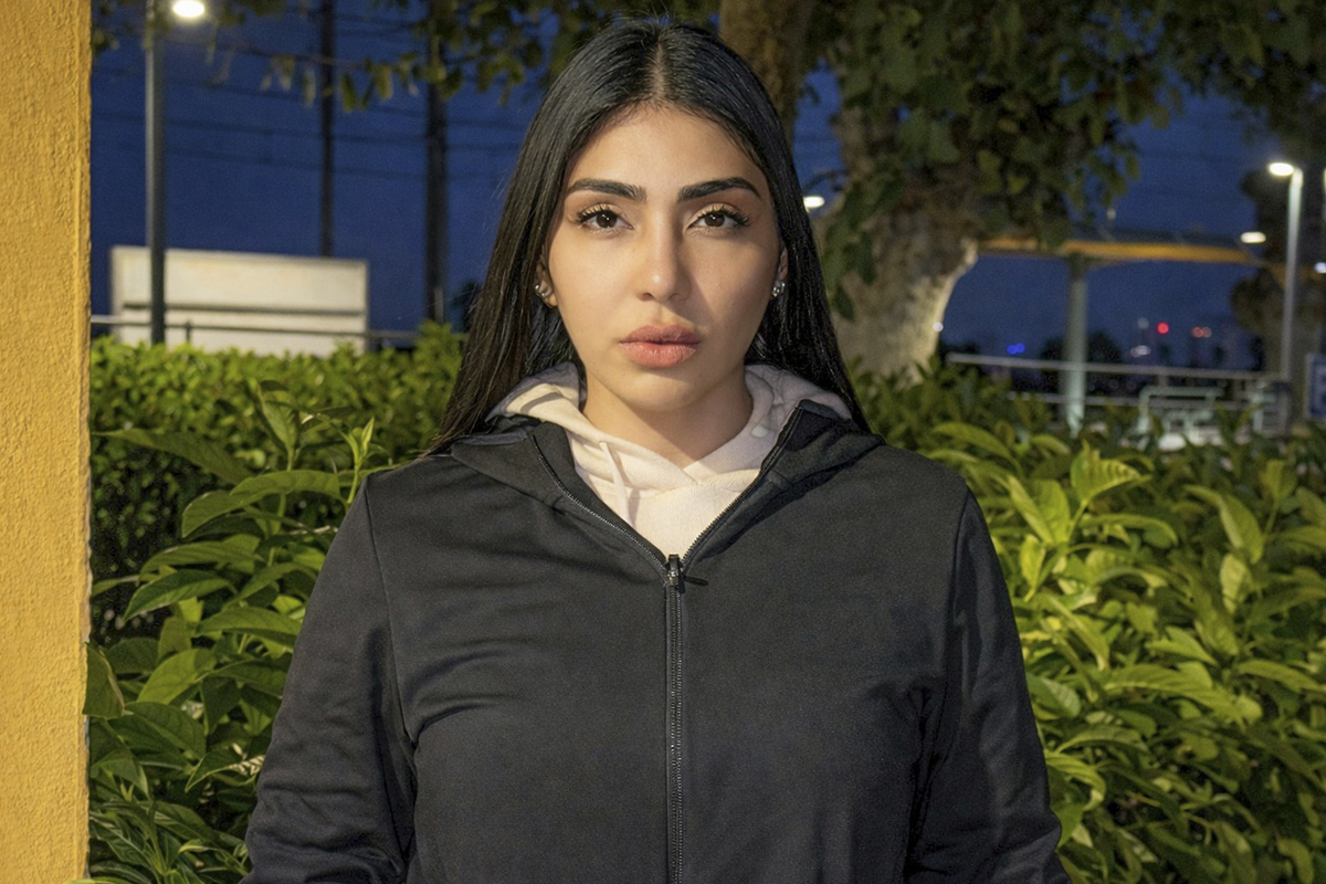 Graciela Baham�n, hermana de Nikko Baham�n.