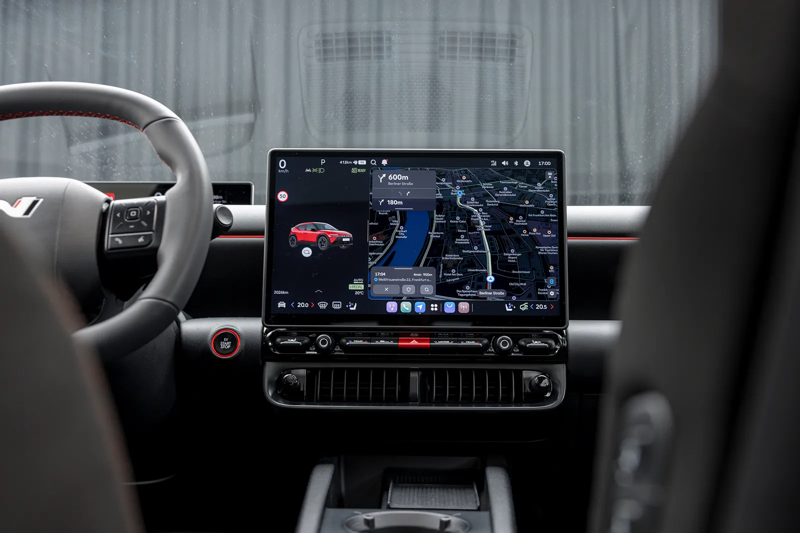 Interior navigation screen of the IONIQ3