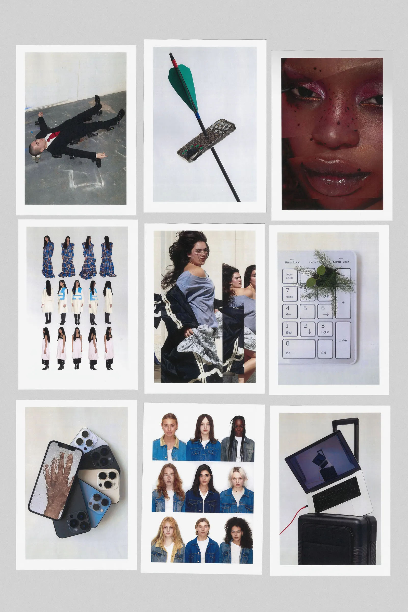 Image may contain Lilla Crawford Arianna Fontana Romola Garai Art Collage Adult Person People Face and Head