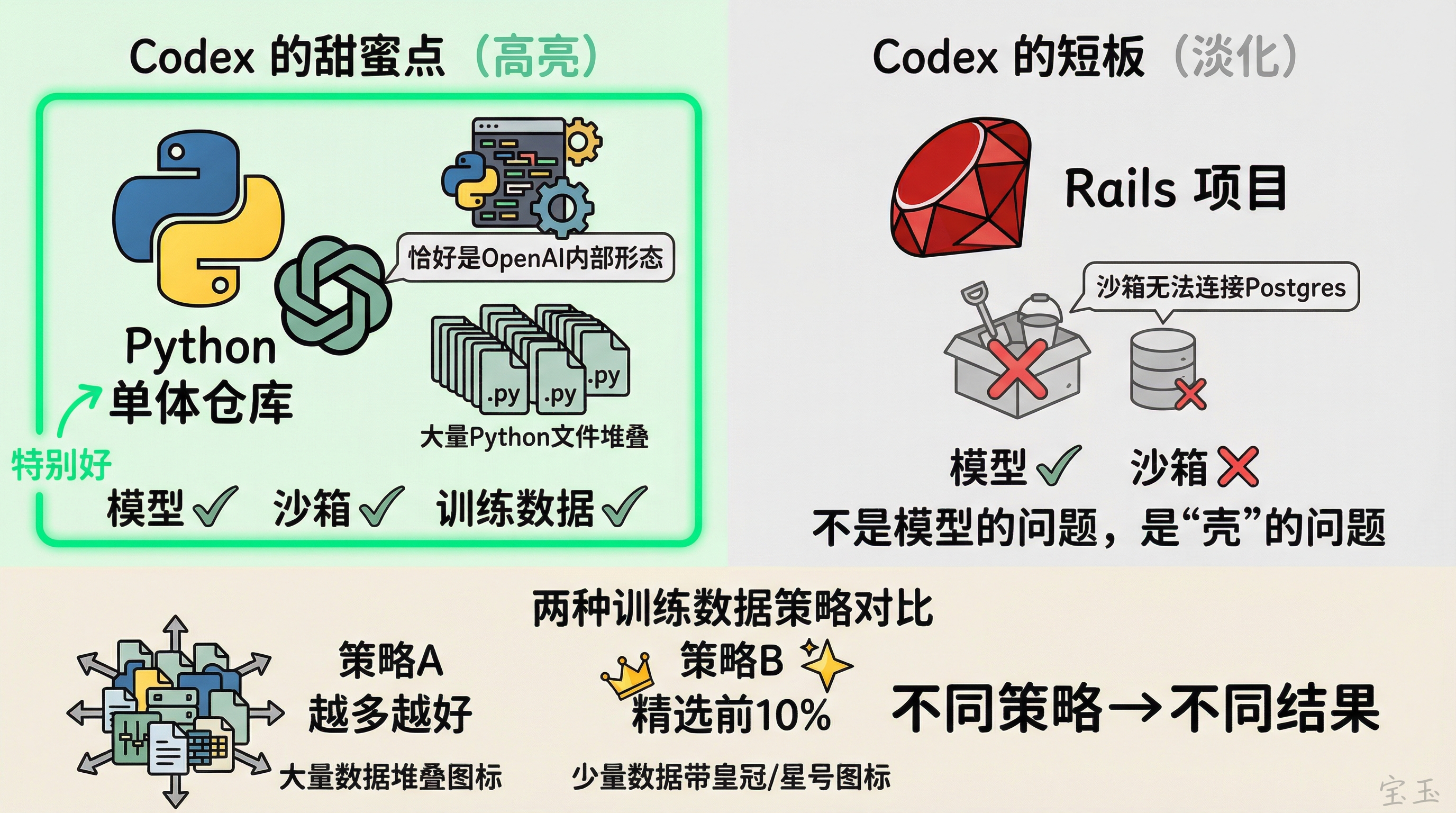 训练数据的隐形优势:Codex 对 Python 特别好