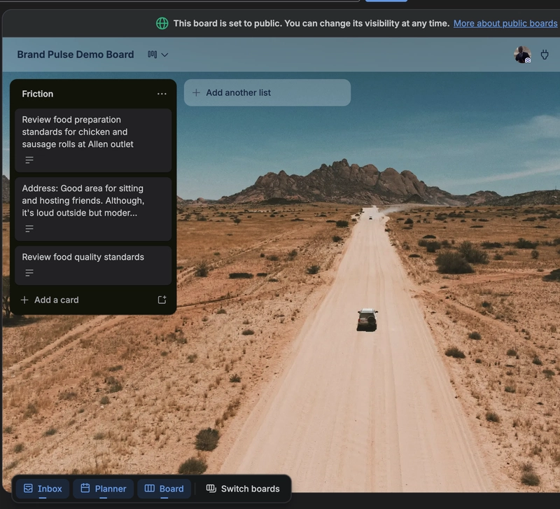 Trello Board Preview