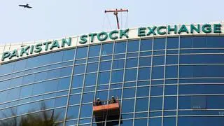 Pakistan Stock Exchange plunged over 5,000 points as US-Iran talks failed, triggering investor panic amid rising oil prices and heightened geopolitical tensions in the region. Pakistan Stock Exchange plunged over 5,000 points as US-Iran talks failed, triggering investor panic amid rising oil prices and heightened geopolitical tensions in the region.
