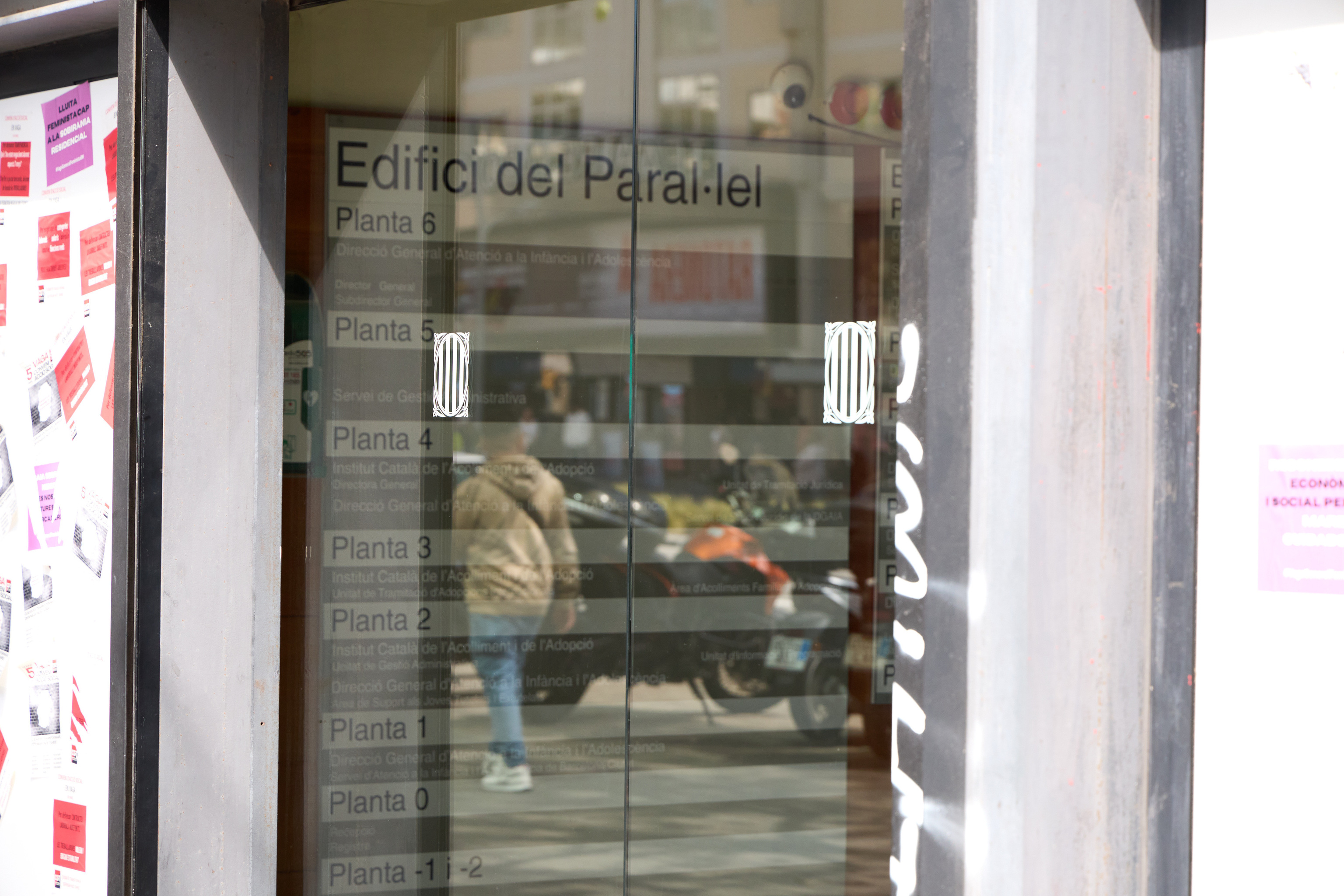 Edificio de la Generalitat, en Barcelona, donde se ubican las oficinas de la DGPPIA (antigua DGAIA).