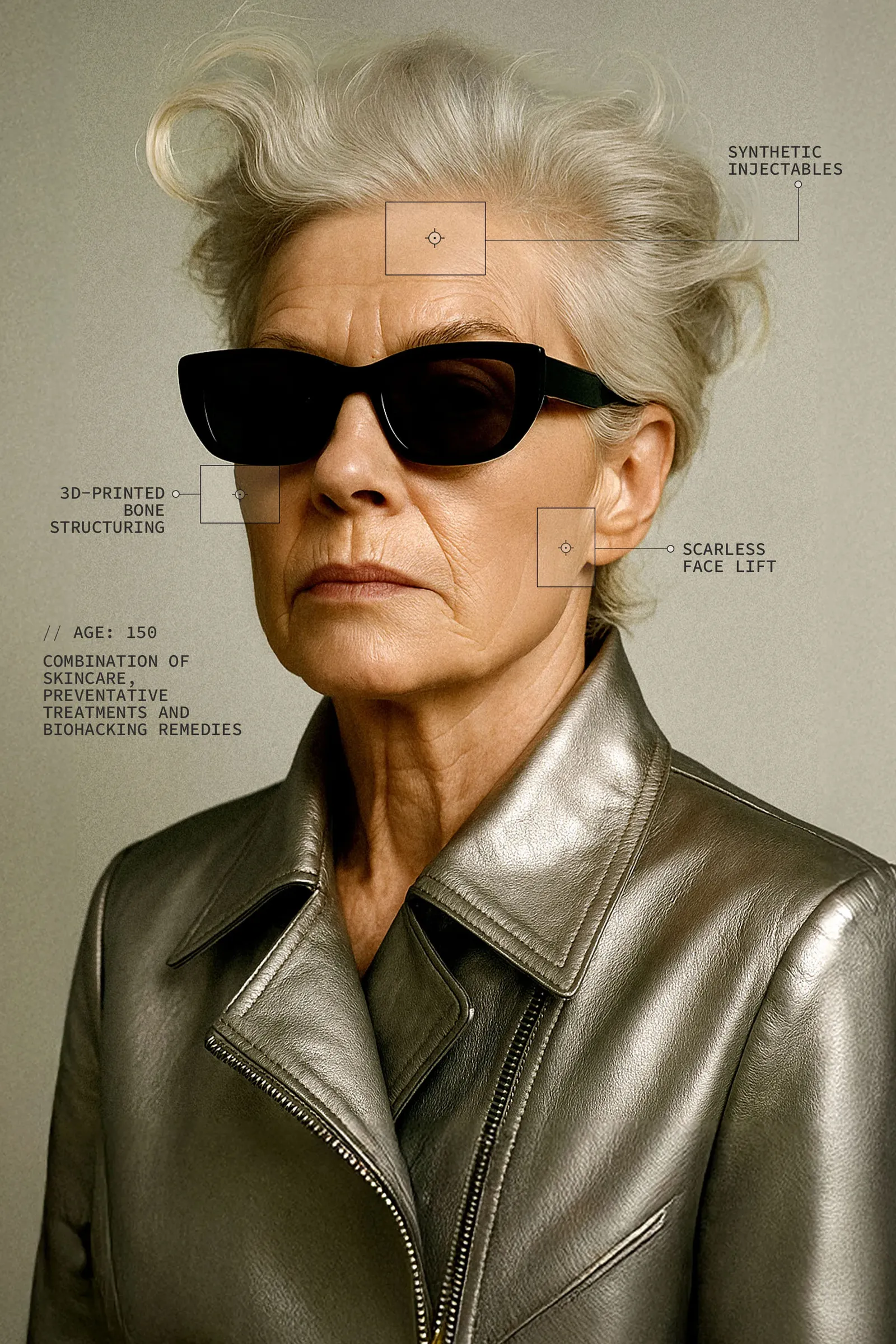 Image may contain Clothing Coat Jacket Accessories Sunglasses Face Head Person Photography Portrait and Adult