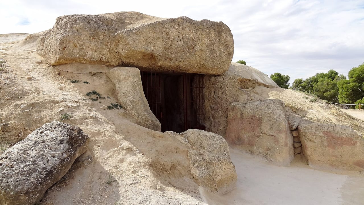 Dolmen of Menga in Antequera, Spain, April 15, 2026. Dolmen of Menga in Antequera, Spain, April 15, 2026.