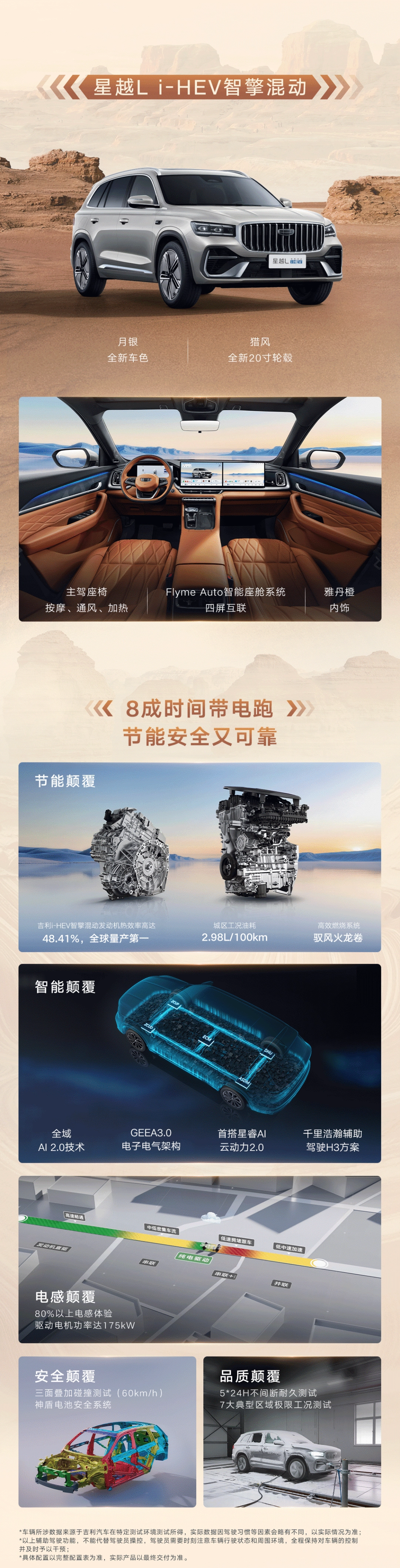 吉利星越 L、星瑞 i-HEV 智擎混动开启预售,限时价 10.27 万元起 图片