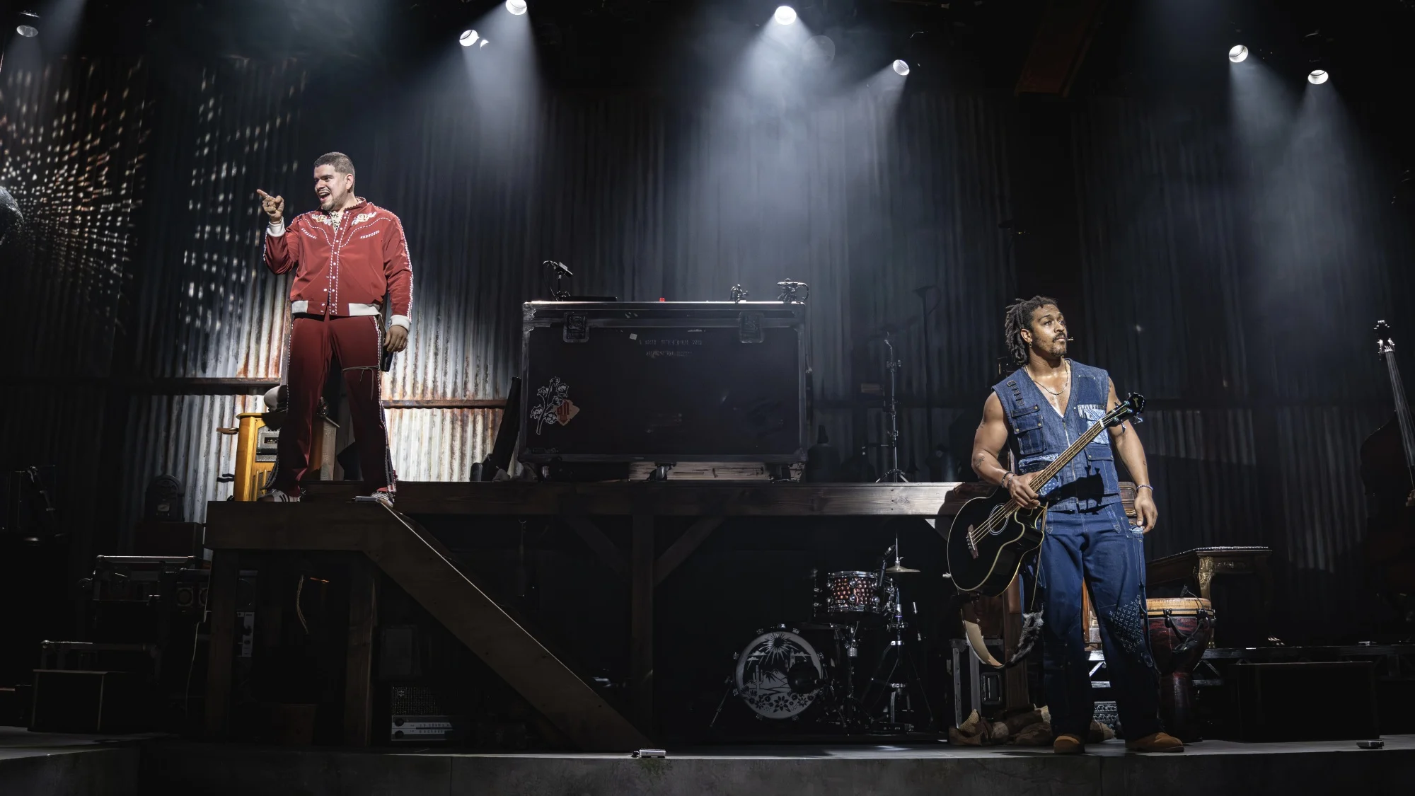Brian Quijada and Nygel D. Robinson in "Mexodus."
