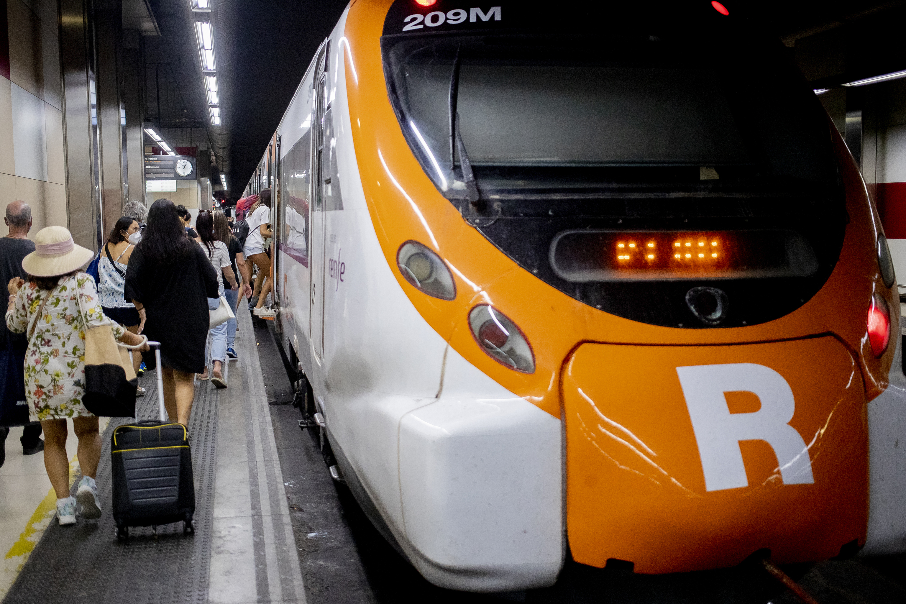 Un tren de Rodalies.