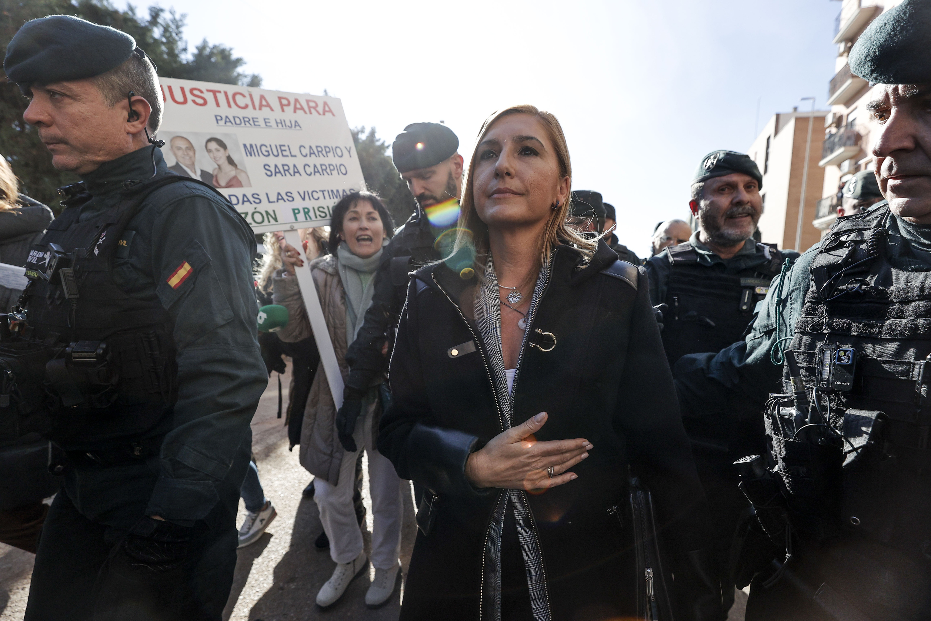 La ex consellera Pradas, en su �ltima visita en enero al juzgado de Catarroja.