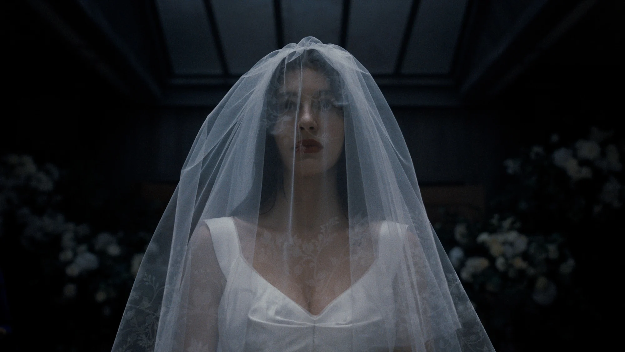 Camila Morrone in "Something Very Bad Is Going to Happen."