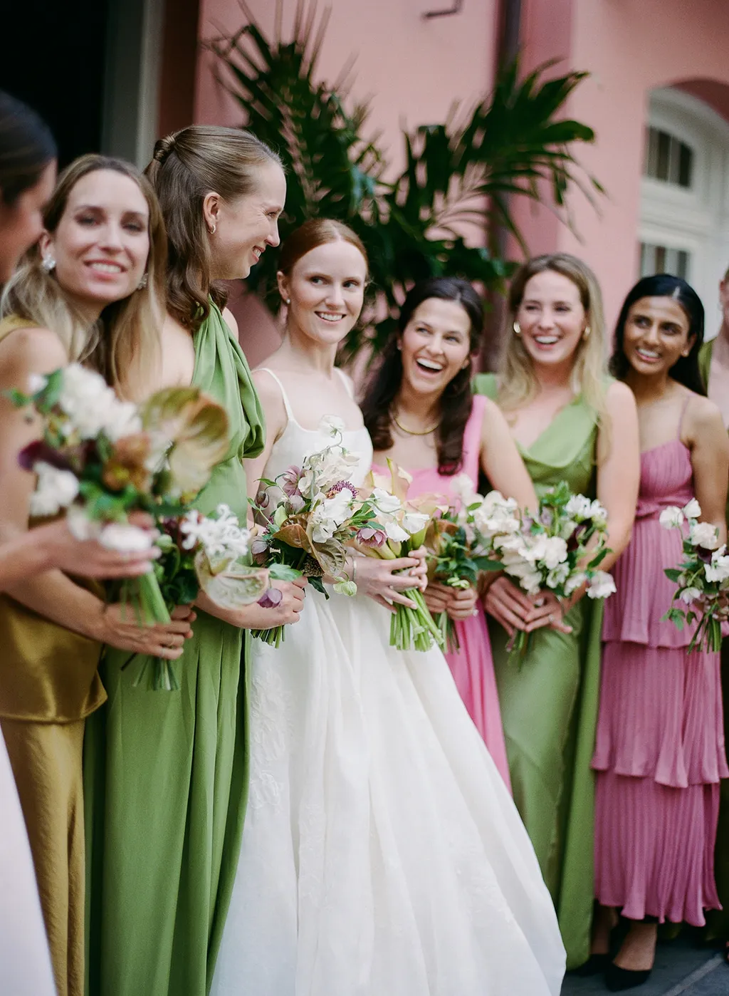 Image may contain Adult Bridesmaid Person Wedding Accessories Jewelry and Necklace