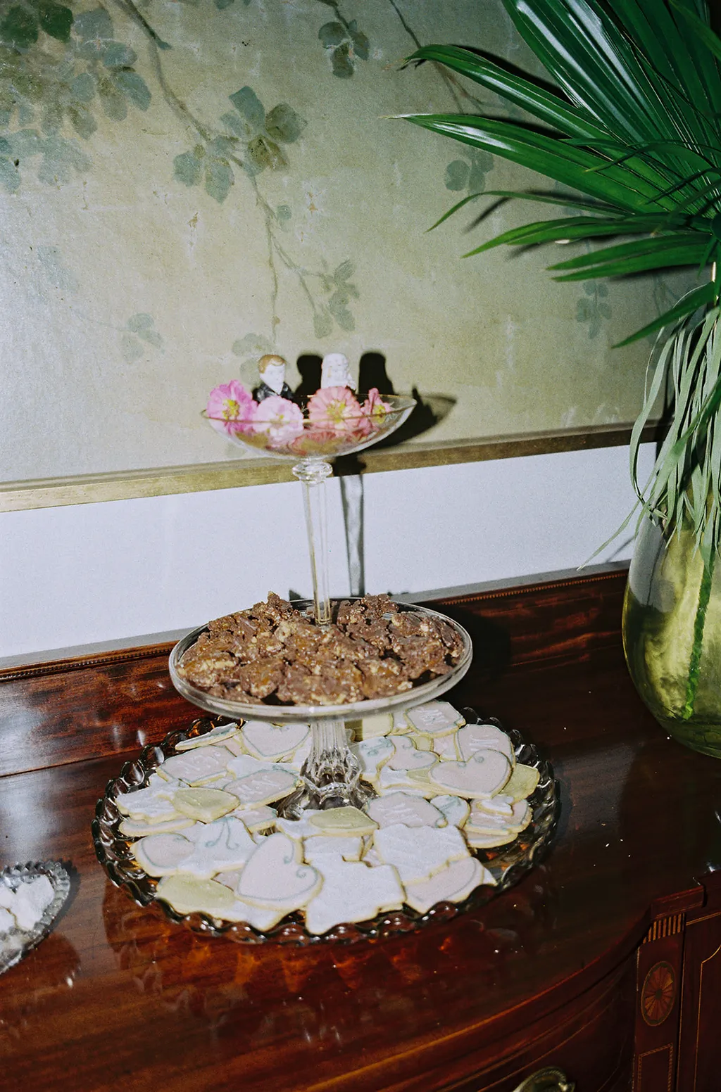 Image may contain Dining Table Furniture Table Plant Potted Plant Food Food Presentation Meal and Architecture