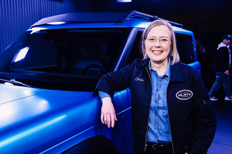 スレート・オート(Slate Auto)のクリス・バーマン前最高経営責任者(CEO)。現在は車両部門プレジデント。