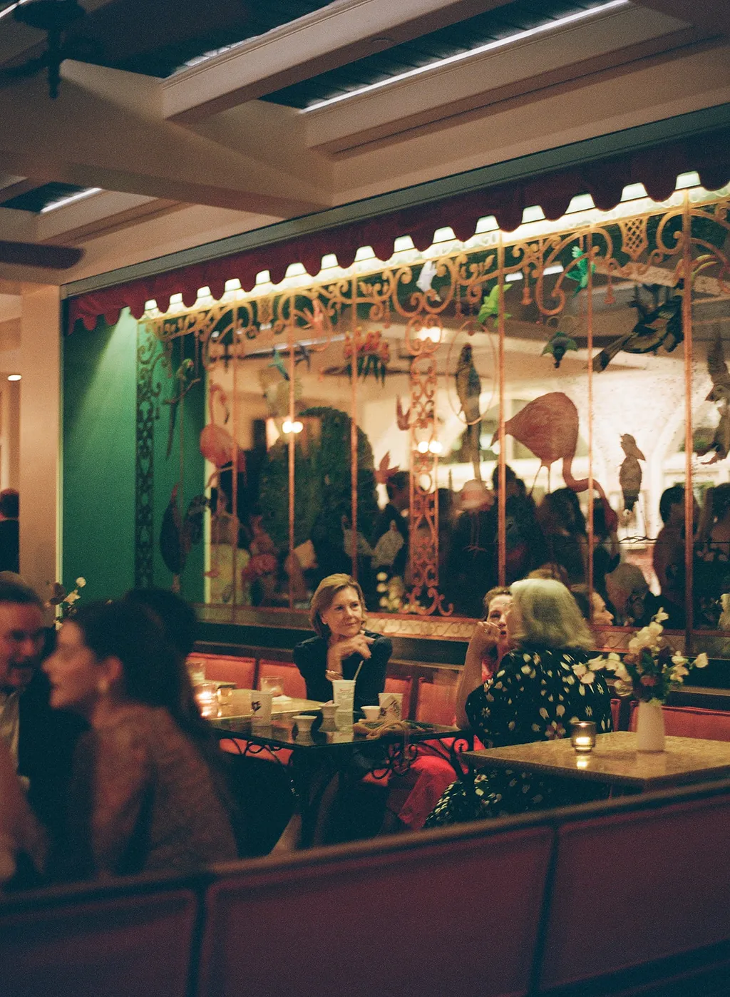 Image may contain Lighting Dressing Room Indoors Room Restaurant Adult Person Urban Photography and Cafe