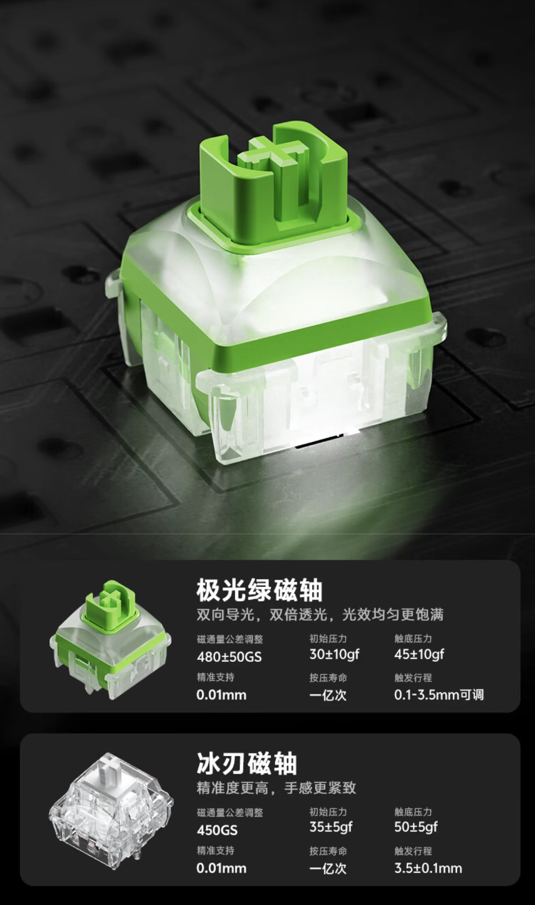 达尔优推出 COOL68 Pro 系列电竞磁轴键盘:“钻石灯箱”设计、8KHz 回报率,499 元起