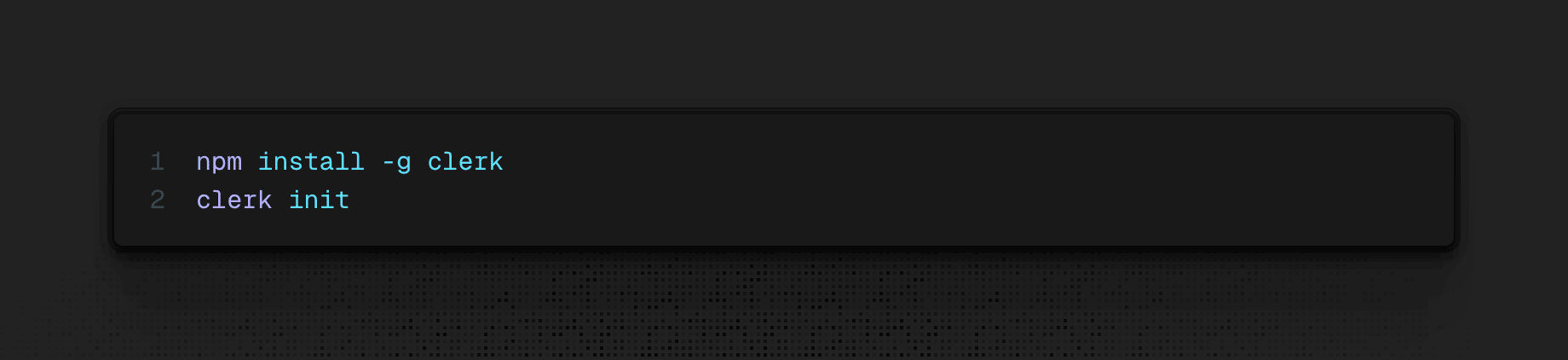 Clerk CLI: manage auth from your terminal