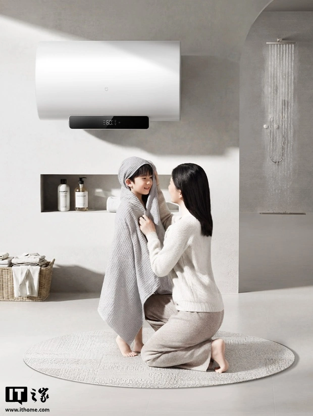 小米推出“米家智能电热水器 C 60L”:提供 2200W 功率,799 元