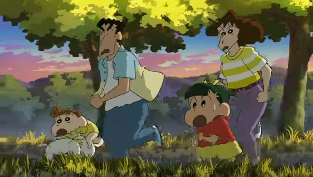 《蜡笔小新》剧场版《物怪忍者珍风传》公开正式预告，4月22日上映
