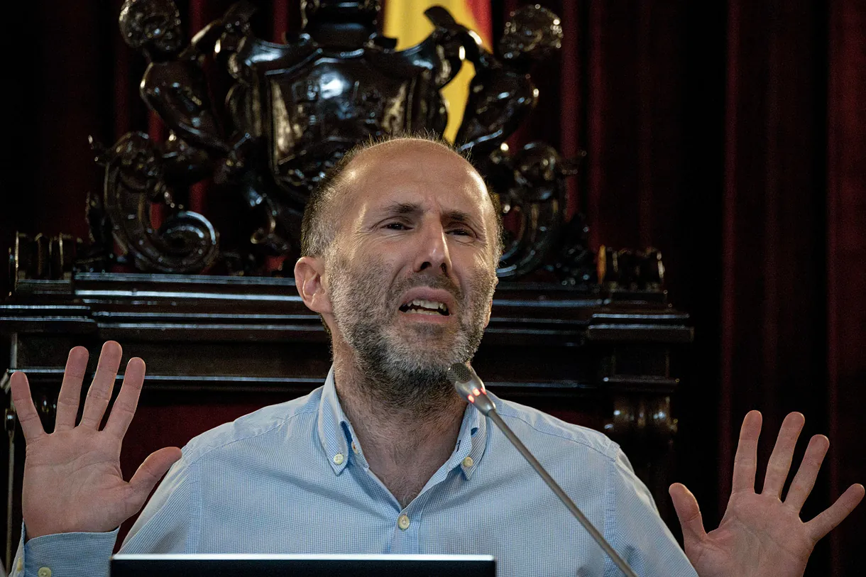 El alcalde de Ourense, Gonzalo P�rez J�come.