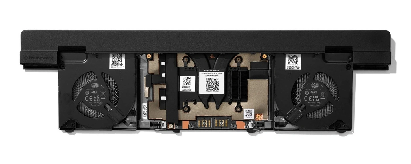 Framework 推出 RTX 5070 笔记本电脑 GPU 12GB 版本显卡模块,比 8GB 贵 70+%