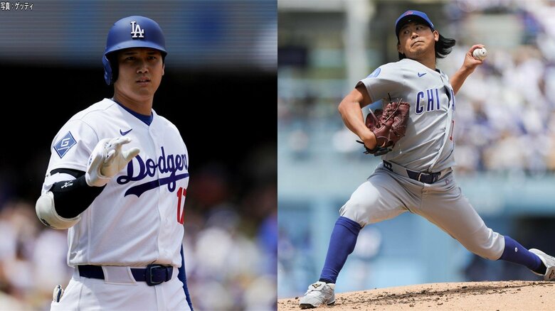 大谷翔平12試合・60打席ぶりの第6号アーチ　今季初対決の今永昇太からは二塁打含む2安打　今永6回途中5失点で2敗目｜FNNプライムオンライン
