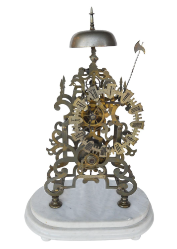 Skeleton Clock, France, circa 1900