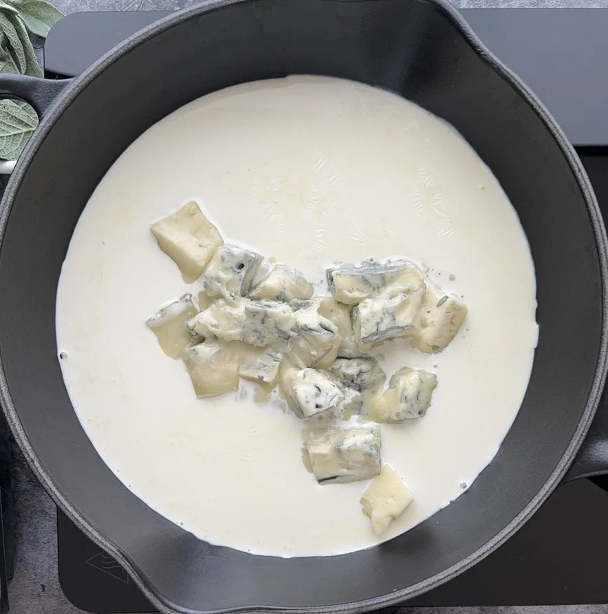 Salsa italiana gorgonzola. Un toque cremoso para tus platos