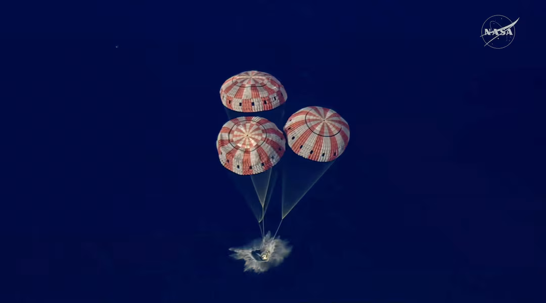 Artemis II crew returns to Earth