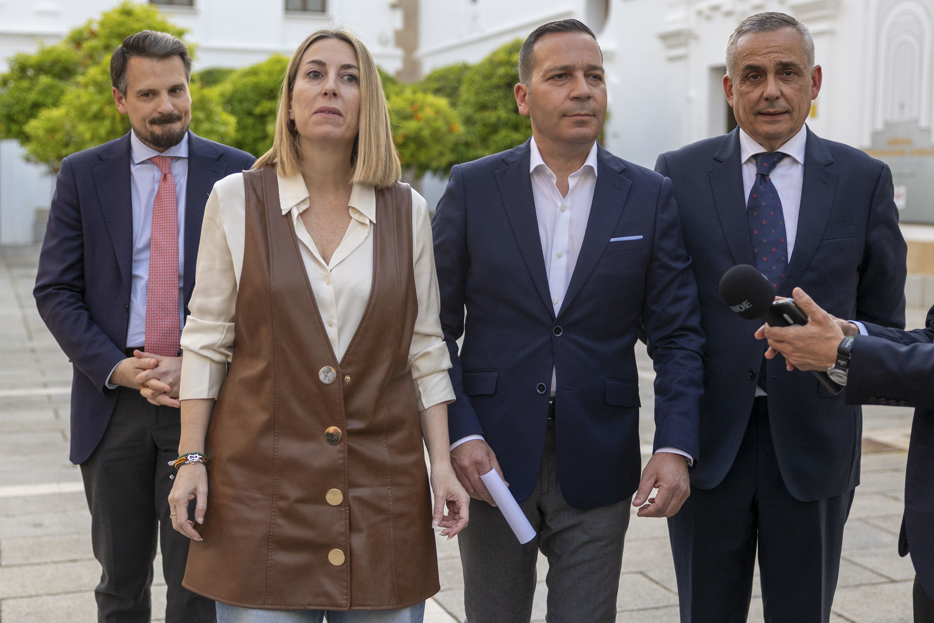 La presidenta extreme�a, Mar�a Guardiola.