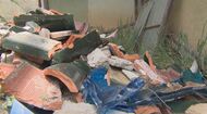 【地震】瓦が落ち、壁にヒビ…住宅など48棟に被害　長野県北部で18日に「最大震度5強」　皿やグラスが割れ、墓石も…「めちゃくちゃ、みんな壊れた」