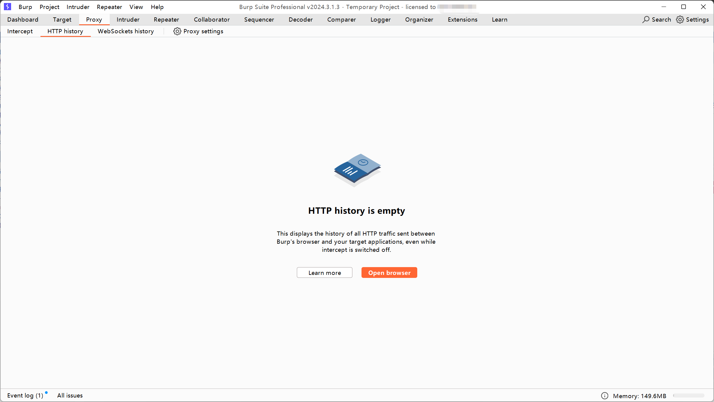 Burp Suite 页面