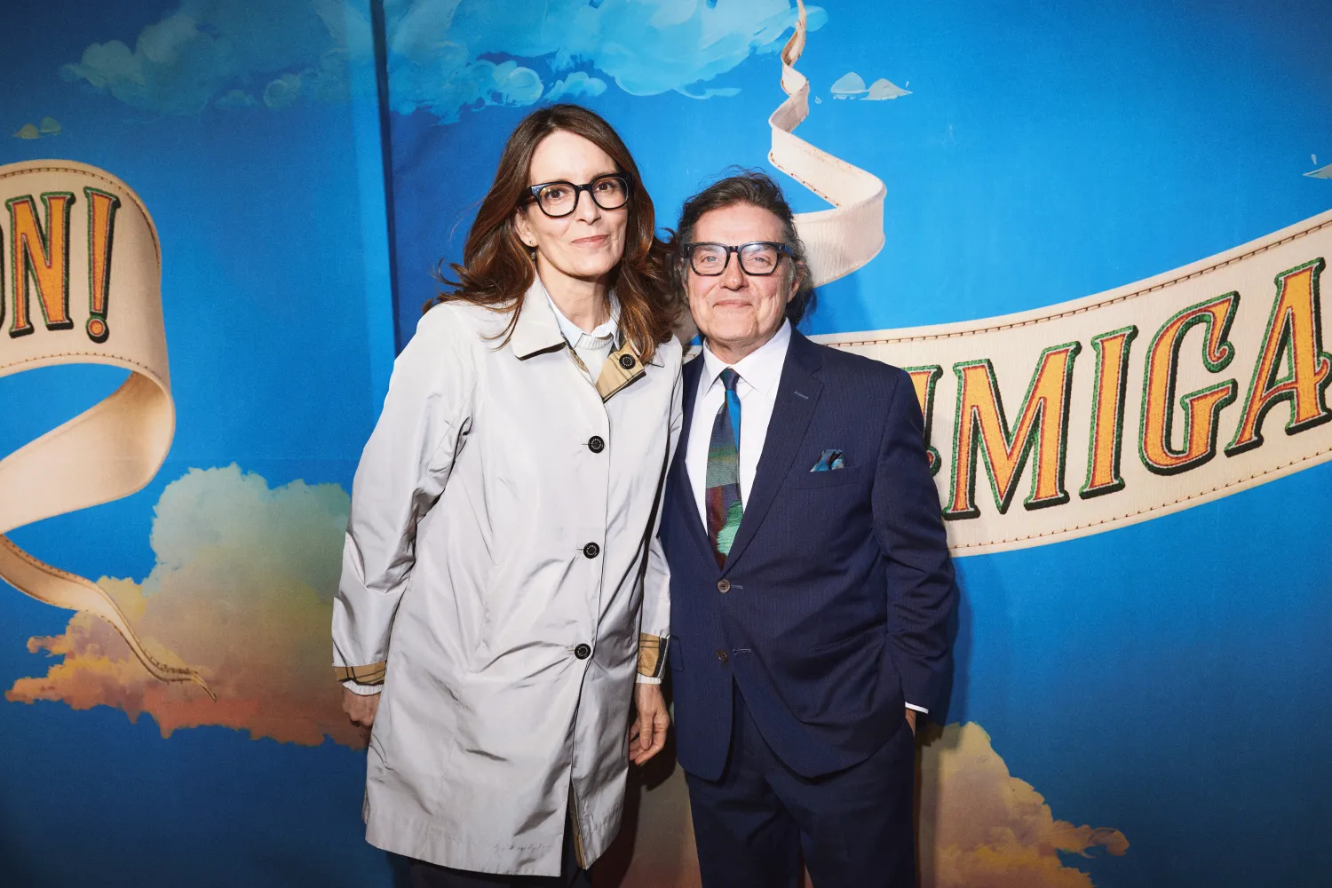On Monday, Tina Fey and husband Jeff Richmond came out to support the opening night of Schmigadoon! on Broadway.