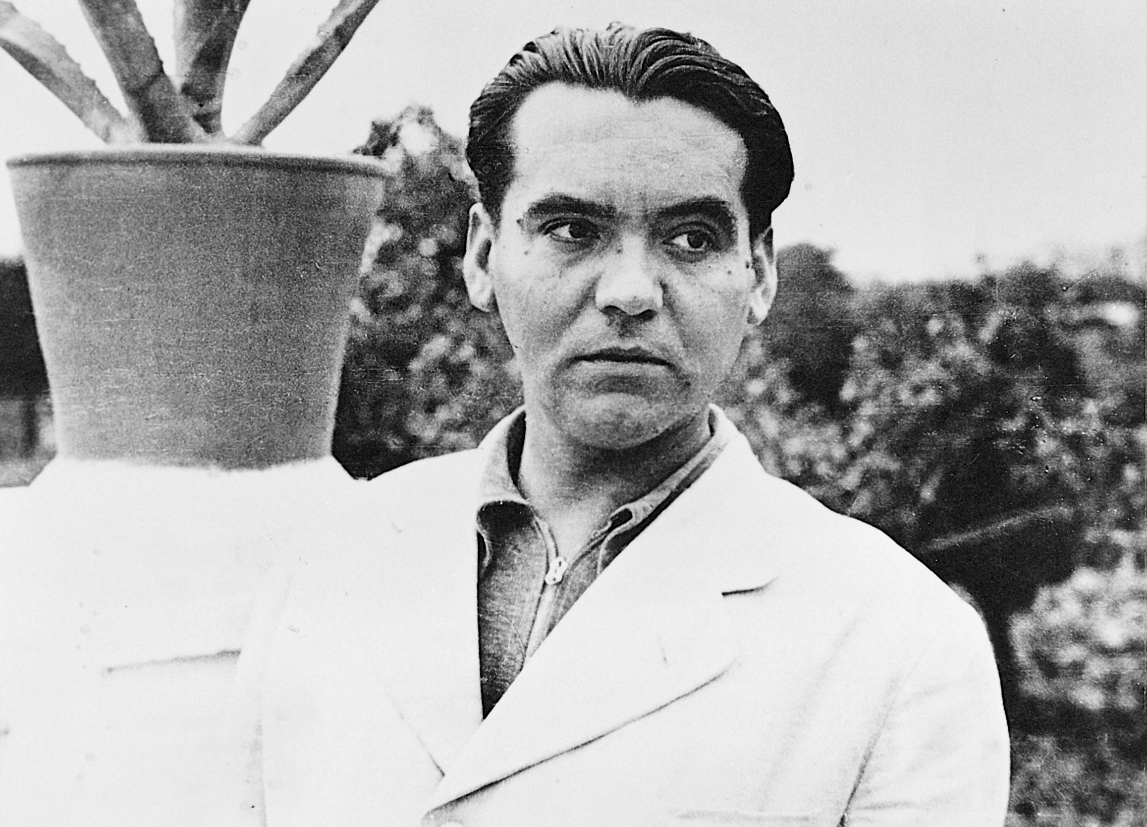 Federico Garc�a Lorca en Granada, en 1935.