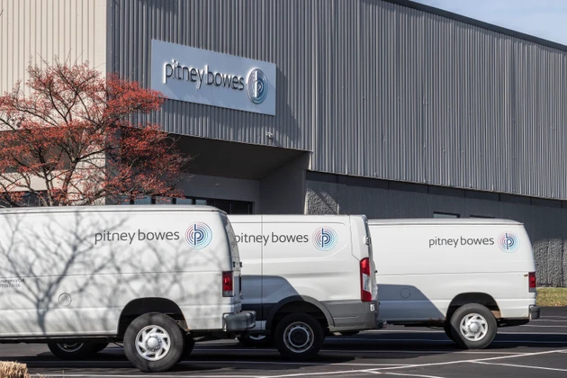 Pitney Bowes distribution center. Pitney Bowes is transforming into a digital company from its postage meter roots.