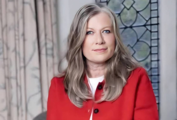 La brit�nica Wendy Duffy, de 56 a�os, en una imagen difundida por redes sociales