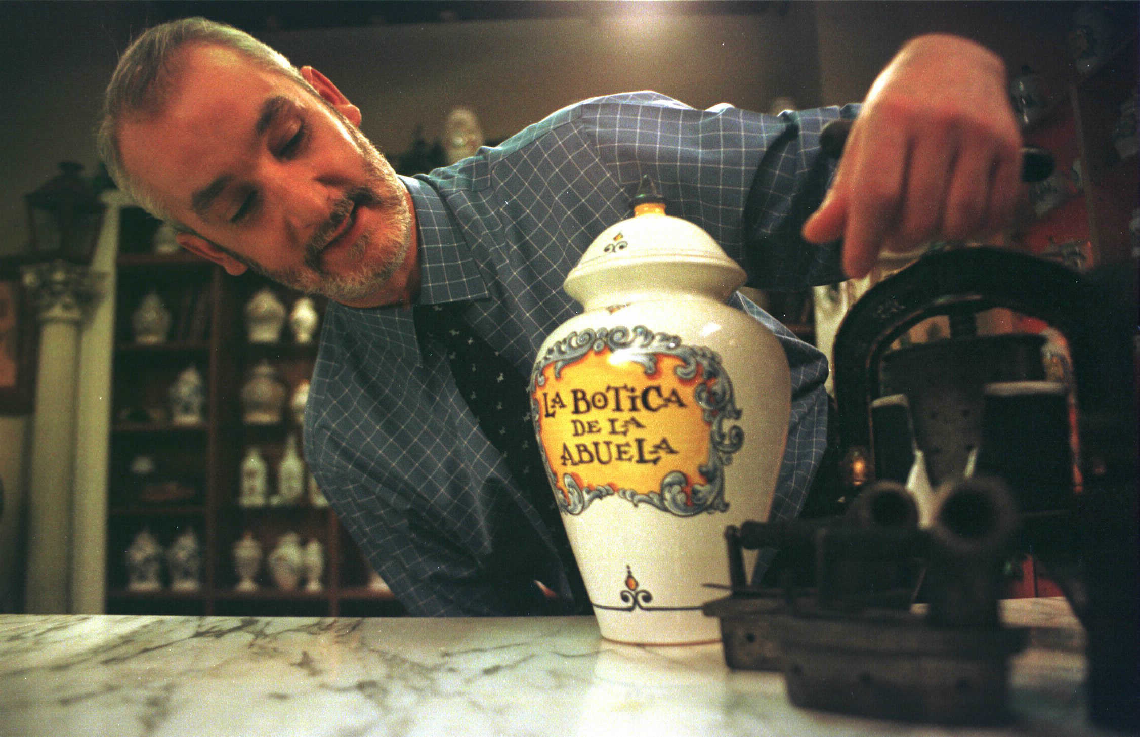 Txumari Alfaro en 'La Botica de la Abuela'.