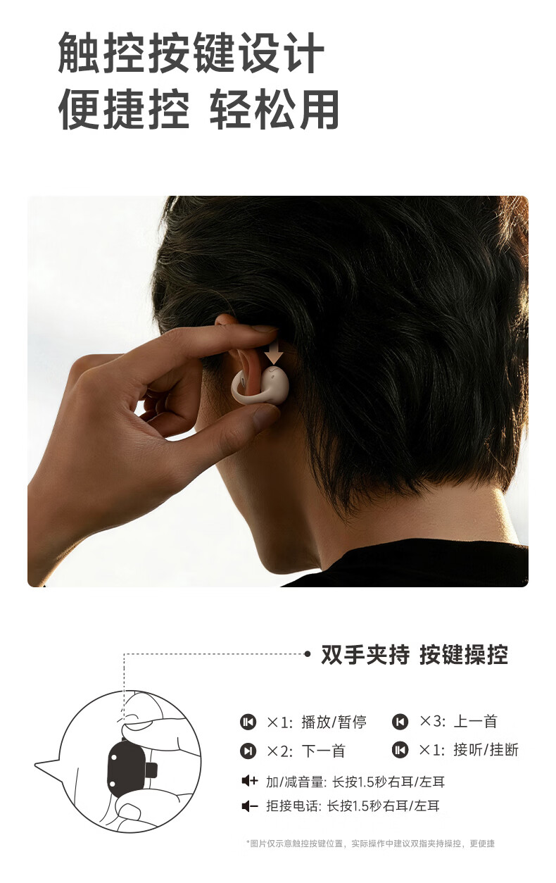 倍思 MC2 耳夹式耳机开售:60 小时总续航、IP67 级防尘防水,349 元