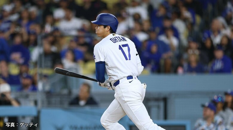 大谷翔平、連続試合出塁44に伸ばし日本選手最長に　2009年マリナーズのイチローが樹立した記録を更新｜FNNプライムオンライン