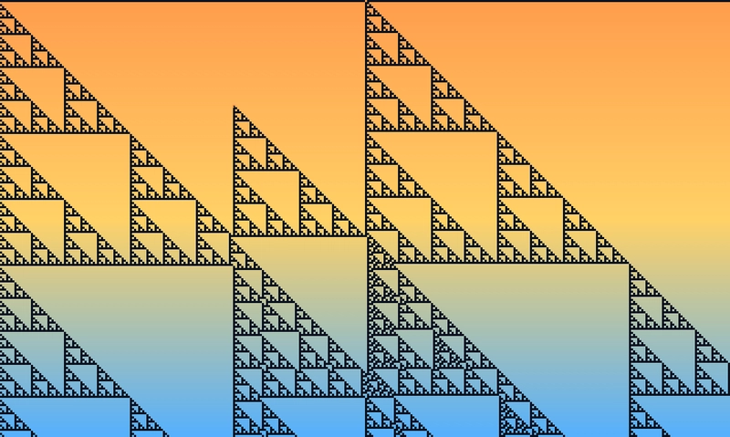 Rule 195 with one cell barrier