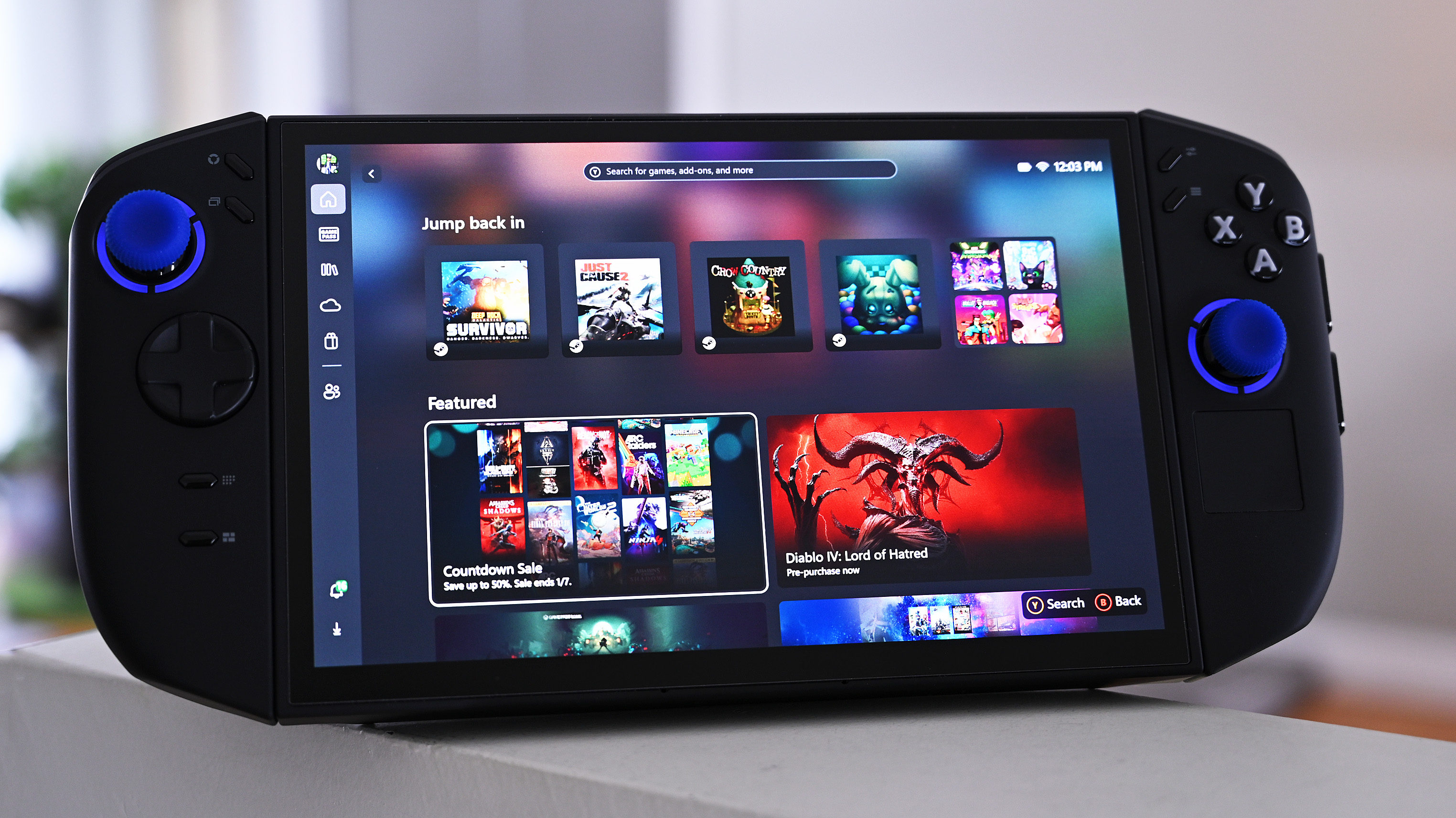 The Lenovo Legion Go 2 with AMD Z2 Extreme processor.