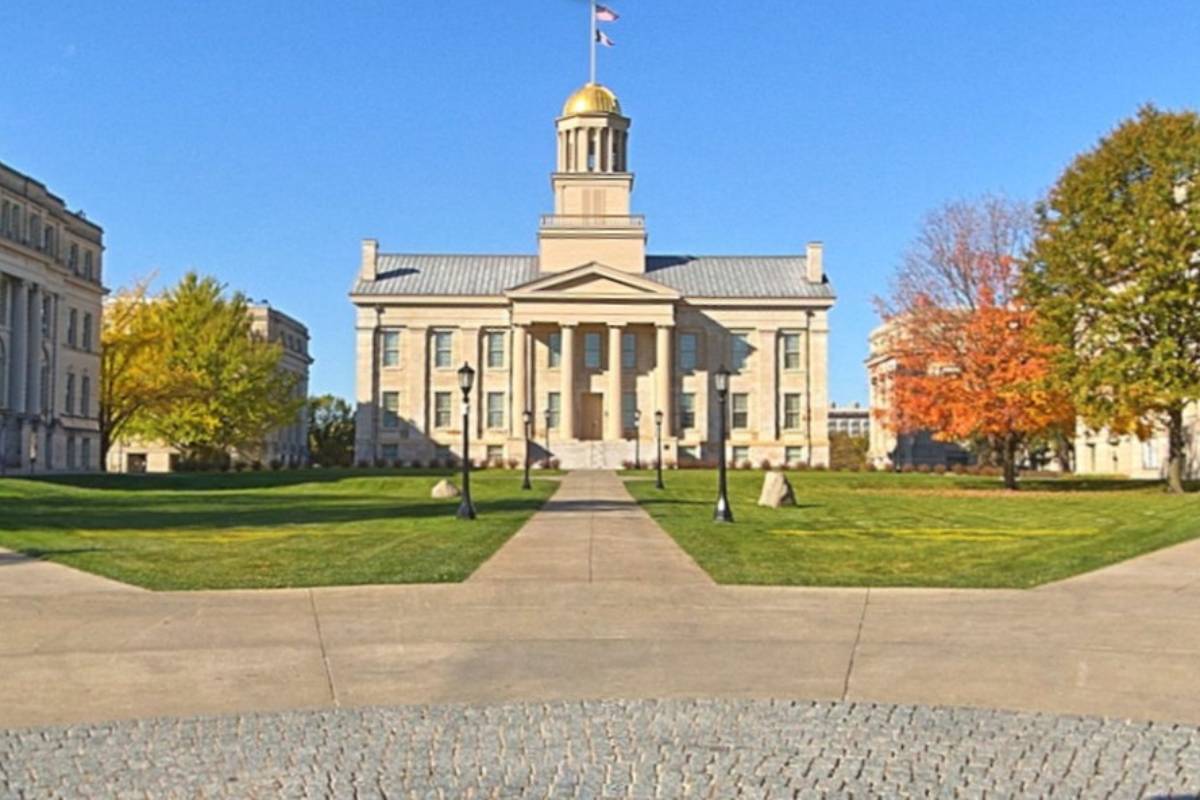 Campus de la Universidad de Iowa.