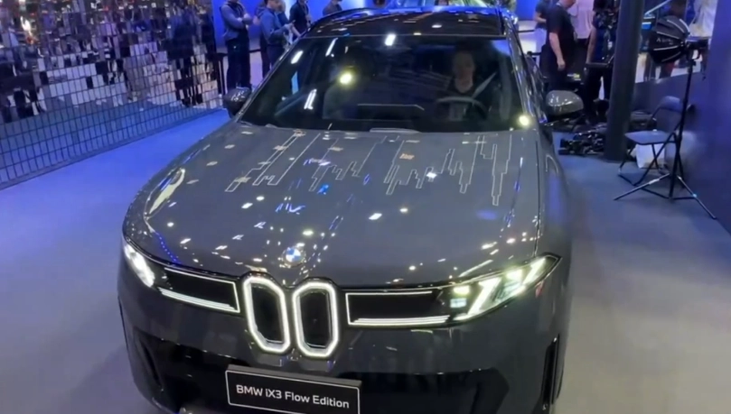 变色车成真:宝马全球首发 E Ink 量产车 BMW iX3 Flow Edition