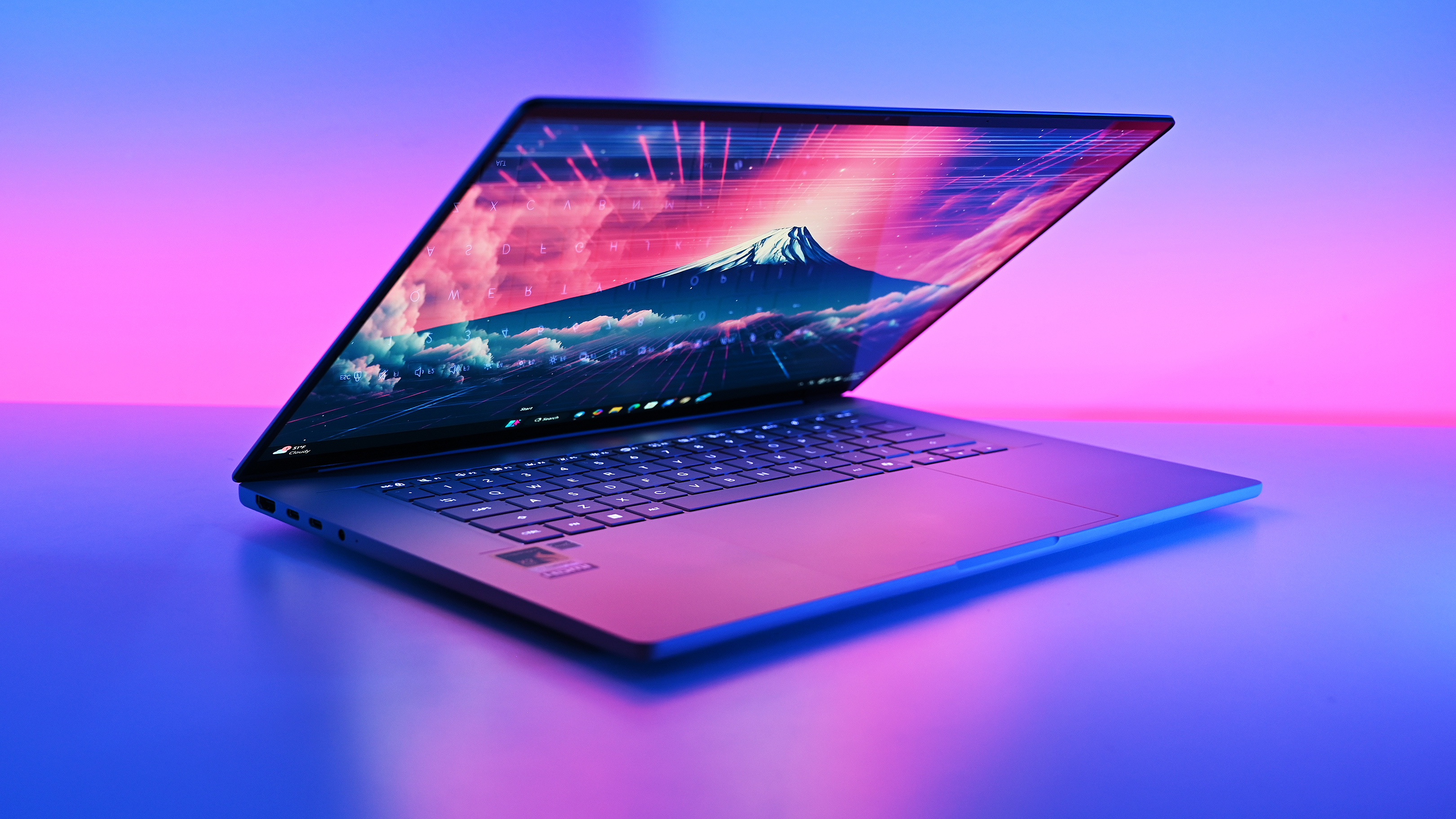 Studio photos of the 2026 ASUS Zenbook A16 laptop featuring the new Qualcomm Snapdragon X2 Elite Extreme processor.