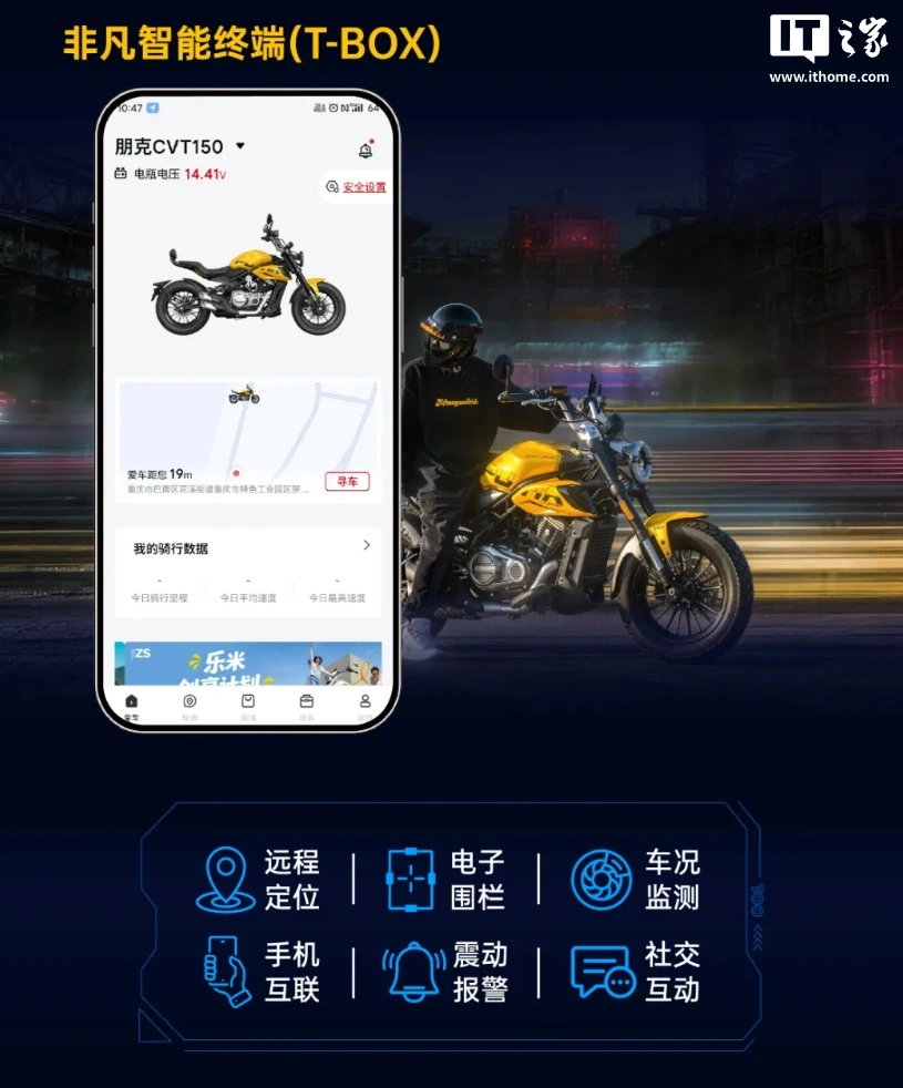 11988 元,赛科龙运动巡航朋克自动挡摩托车 CVT150 上市