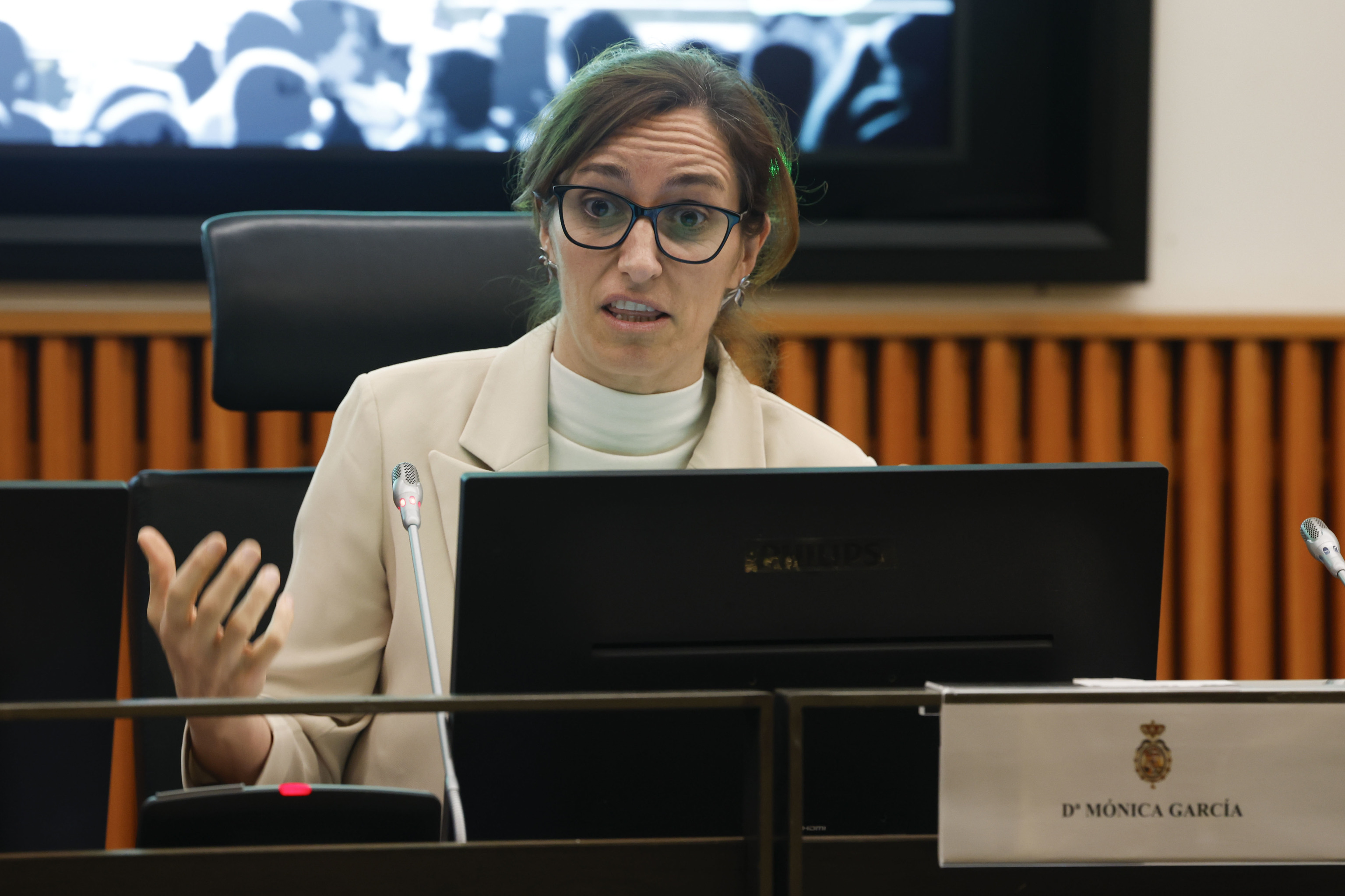 La ministra de Sanidad, M�nica Garc�a.