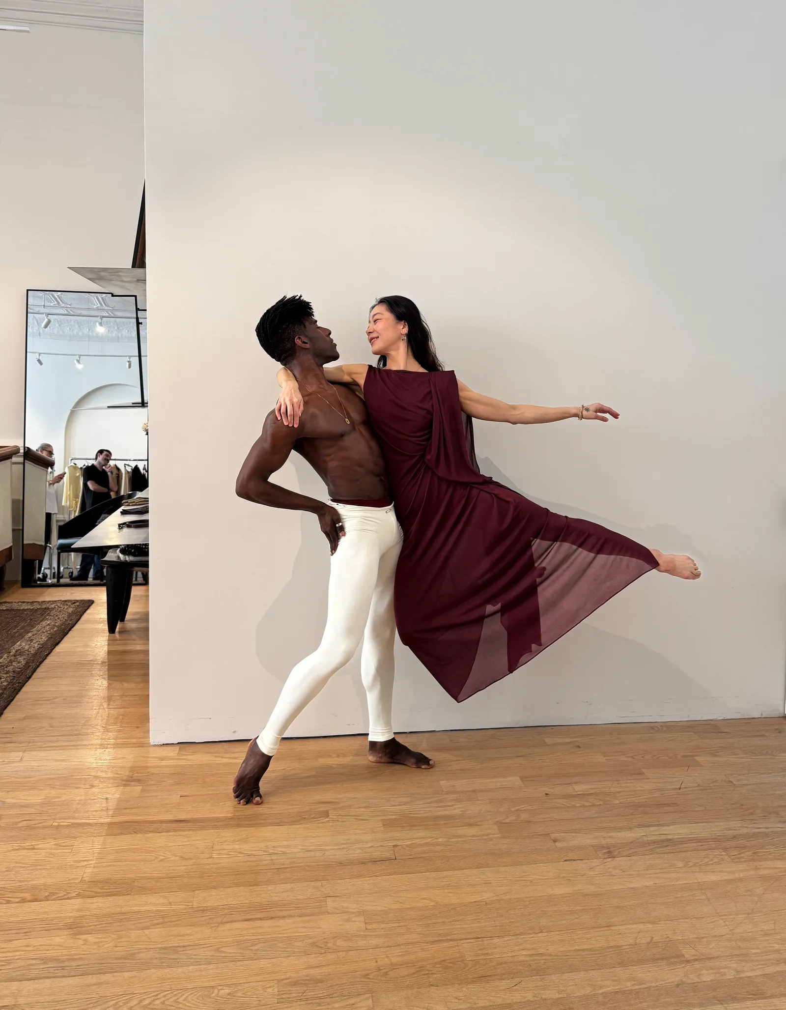 Image may contain Marcin Koszałka Dancing Leisure Activities Person Adult Home Decor and Rug