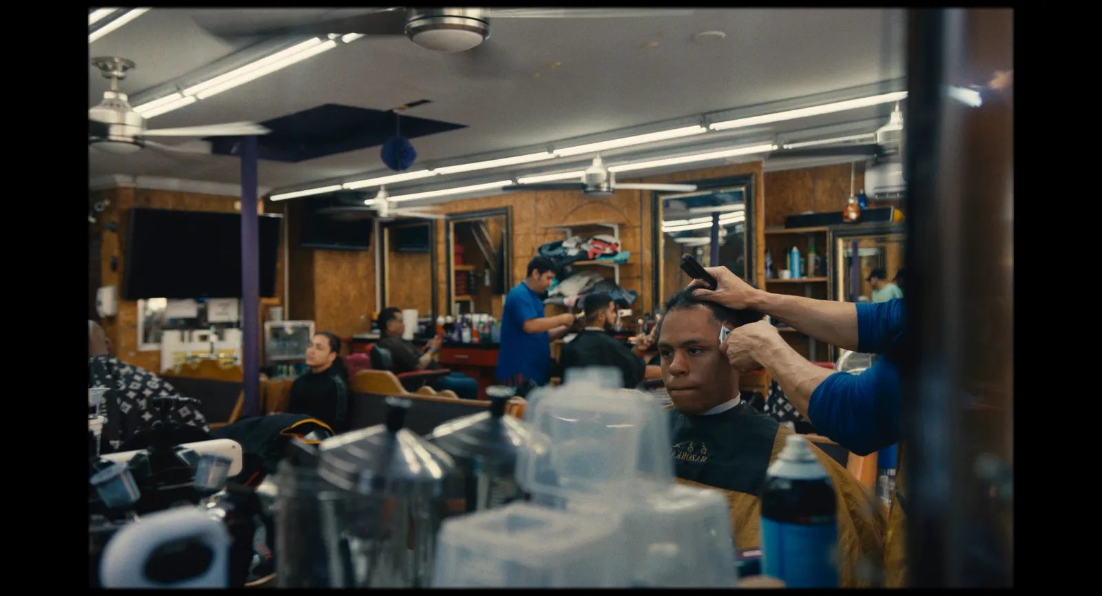 Image may contain Barbershop Indoors Adult Person Face and Head