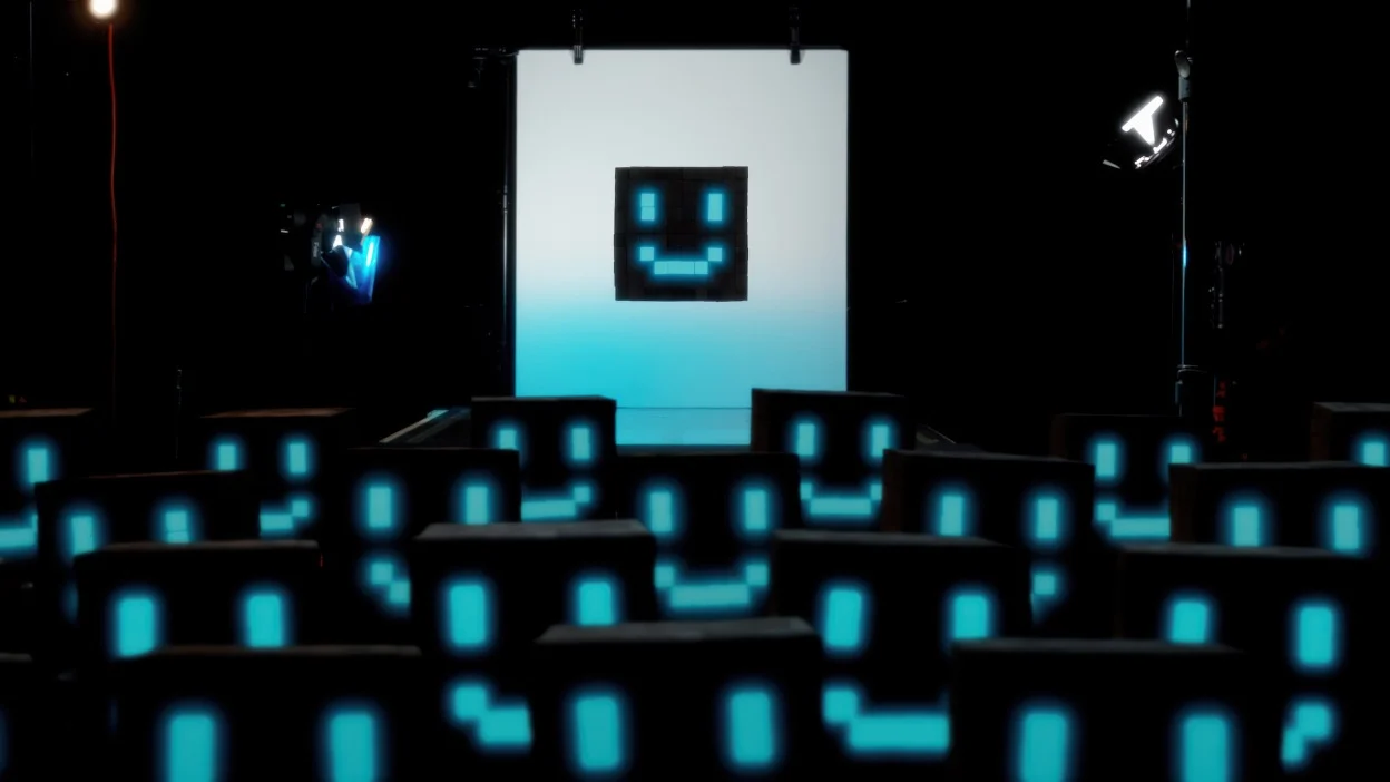 still from 'the ai doc' documentary depicting artificial intelligence