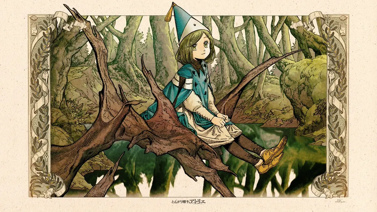 白滨鸥作品，漫画《尖帽子的魔法工坊》宣布动画化
